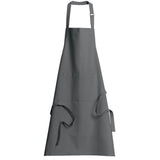 Tablier de cuisine Dario en coton recyclé avec poche avant et attache réglable