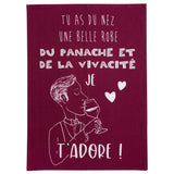 Torchon Panache Bordeaux 70 x 50