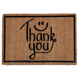 Lot de 10 tapis de noix de coco 60 x 40 cm motif paillasson paillasson paillasson tapis anti-poussière porte d'entrée