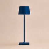 Lot de 8 lampes de table rechargeables bleues avec station de recharge