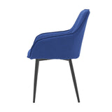 Fauteuil, lin bleu
