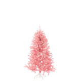 Détail du sapin de Noël J-Line en rose, mettant en valeur son design chic.