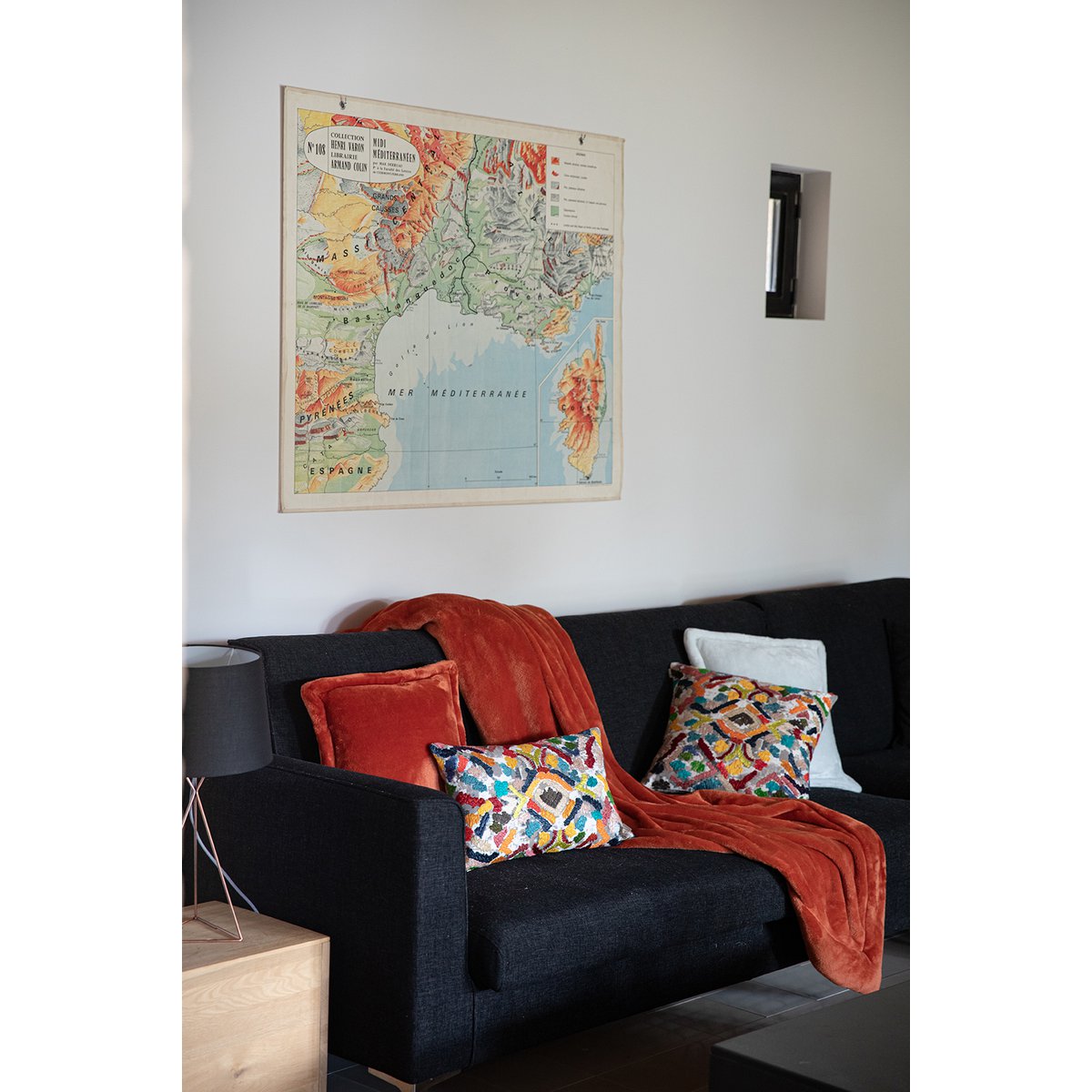 Coussin Tender Marmelade 50 x 50 - Détail de la couleur marmelade