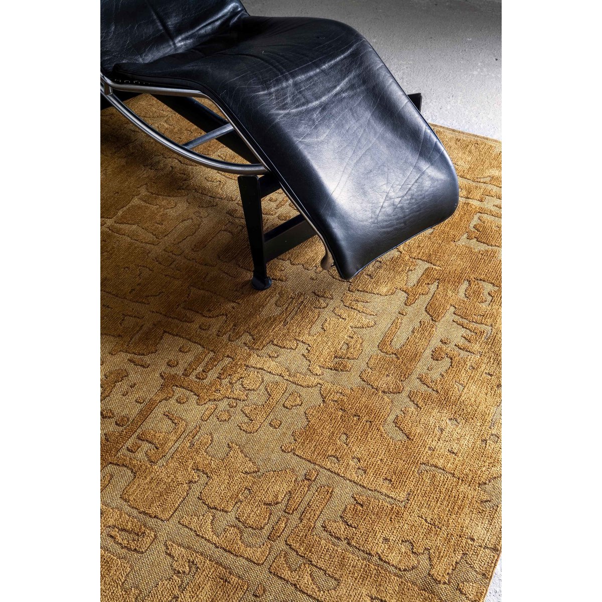 Tapis Eco - Madagascar Gold - Tapis marron et doré