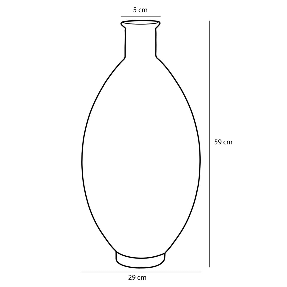 Bouteille décorative Firenza Light Pink avec motif en relief élégant