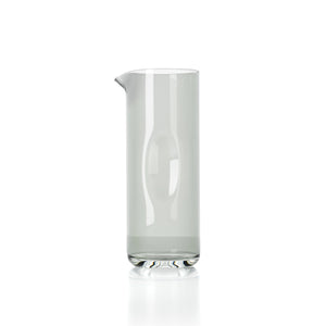 Pichet en verre fumé gris
