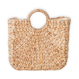 Sac d’été tissé | Sac Shopping SAMBAS en Jacinthe d'Eau