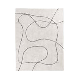 Tapis Tampa Tapa multicolore en coton avec motif abstrait
