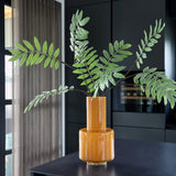 Vase Volta Elite en verre jaune