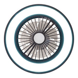 Loucles de plafond LED + ventilateur "Arioso" Ø 54 cm, en métal et en plastique, avec de nombreuses fonctions