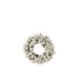 Couronne de Noël LED J-Line, vue de face avec lumières allumées