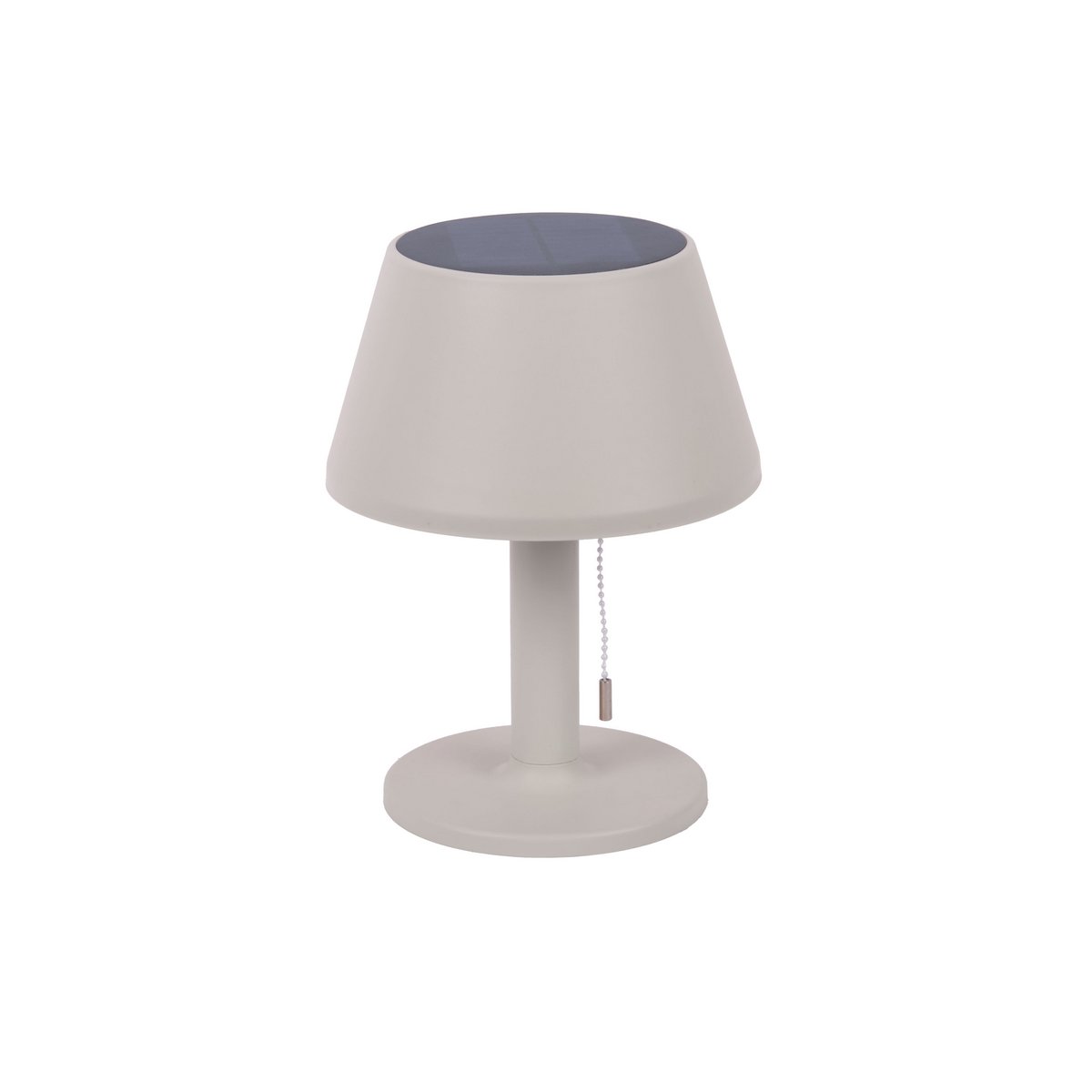 Lampe de table sphère solaire Esfera de Leitmotiv, design élégant en gris