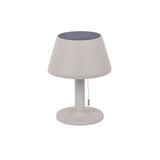 Lampe de table sphère solaire Esfera de Leitmotiv, design élégant en gris