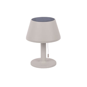 Lampe de table sphère solaire Esfera de Leitmotiv, design élégant en gris