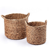 Panier à linge | Panier de plantes | Panier de Rangement BALAI en Jacinthe d'Eau (3 tailles)