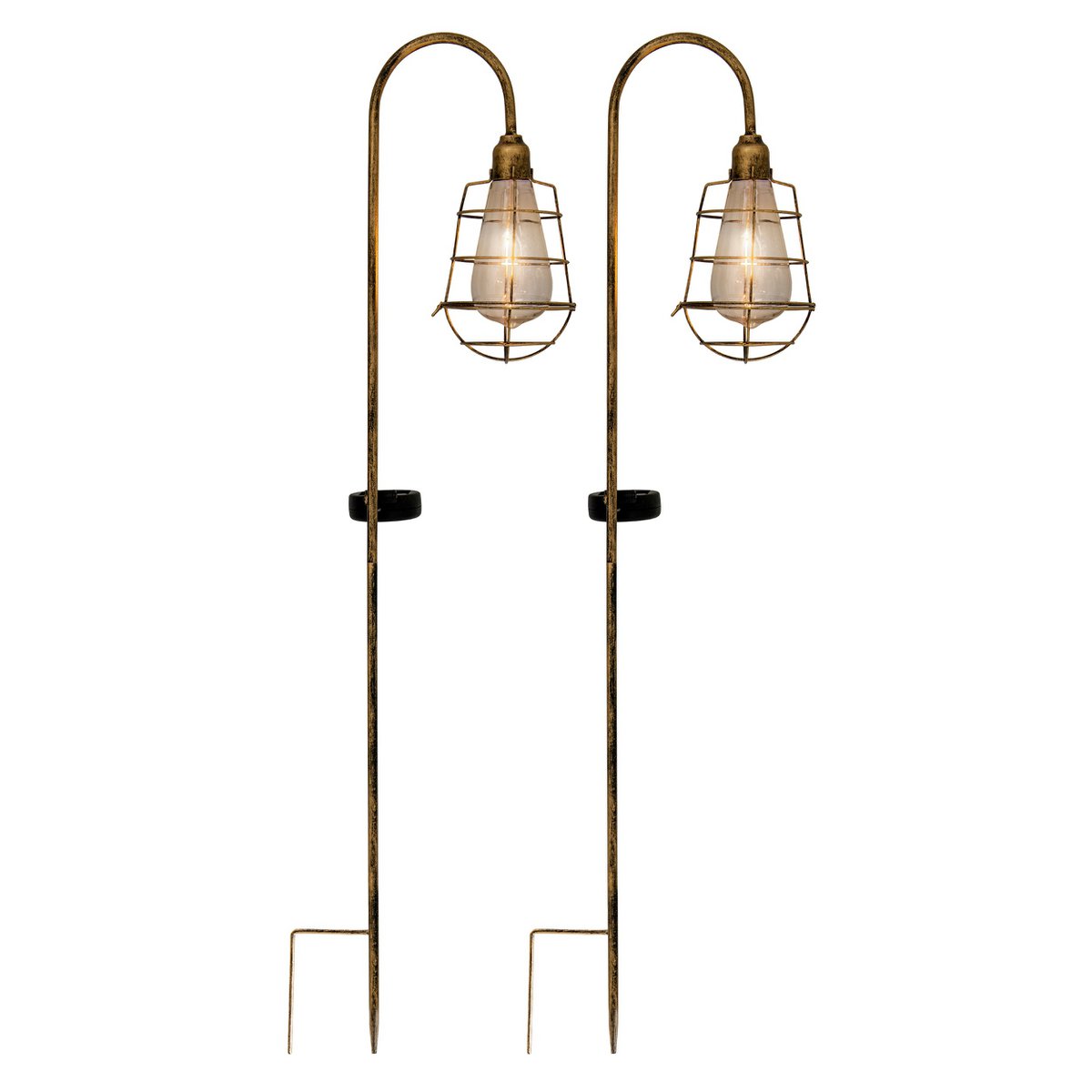 Set LED Solaire Spit Gitti - Piquets décoratifs en métal