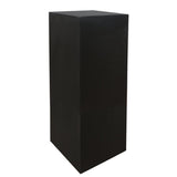 Cache-pot colonne en MDF noir mat