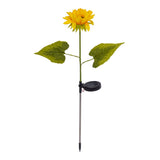 Lot de 2 piquets solaires "Tournesols" h : 78,5cm