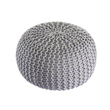 Pouf extérieur Ø55cm, utilisation comme table d'appoint, couleur lipizano