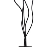 Lampe debout "colori", lampadaire avec parapluies textiles colorés, avec version E14, pour salle à manger, salon, couloir ou bureau, 156 cm de haut