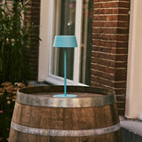 Lampe de table rechargeable bleue Hugo Amsterdams