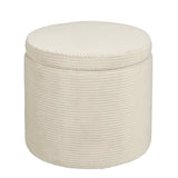 Pouf Pouf Blanc Cassé