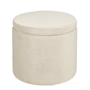 Pouf Pouf Blanc Cassé