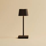Lot de 4 lampes à poser rechargeables marron avec station de recharge