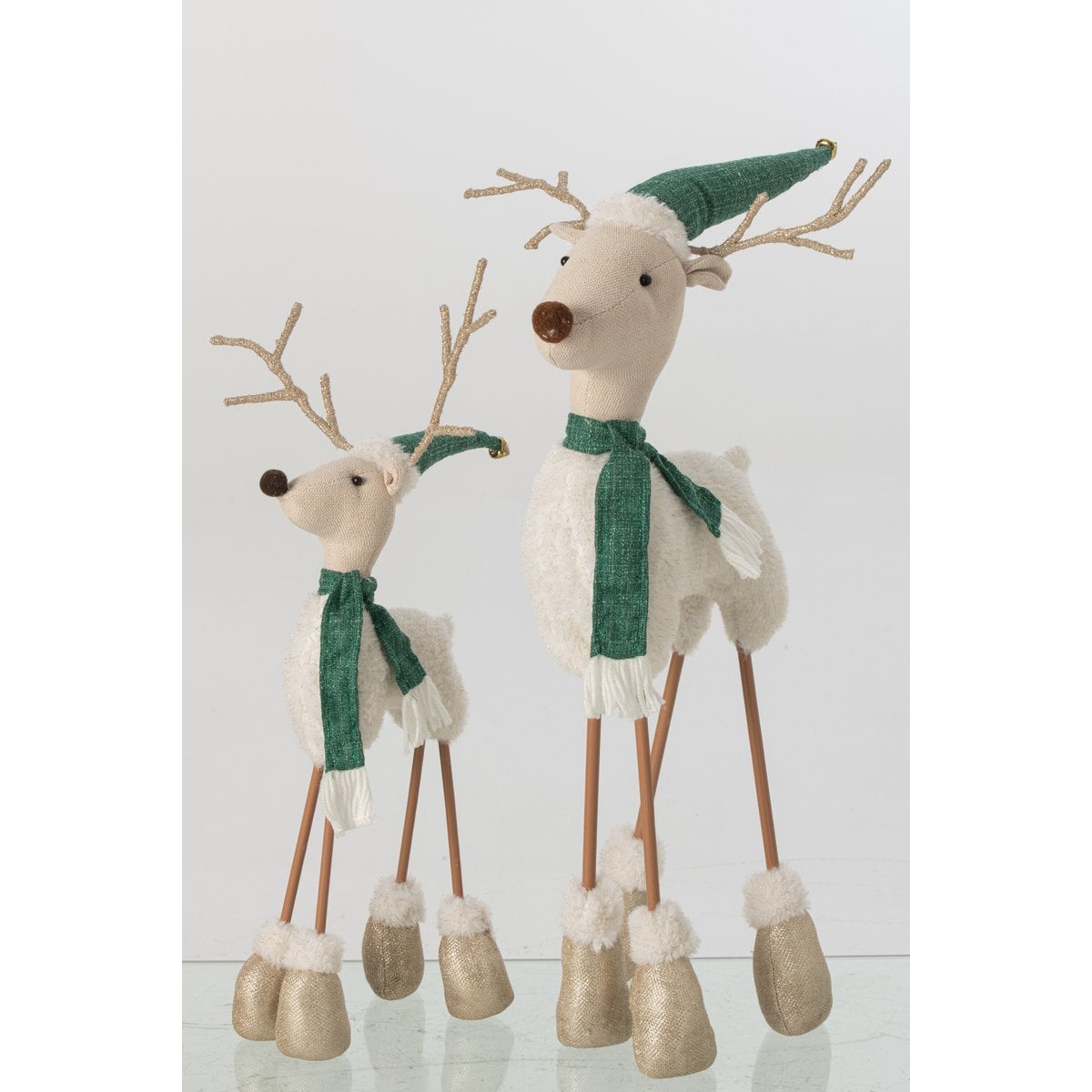 Détails de la figurine renne J-Line, couleurs multicolores