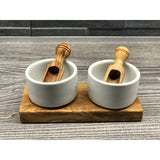 Salière 2 pièces FANO2 avec pelle à sel