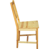 Lot de 2 chaises en bois, ambiance salle à manger