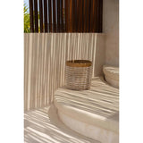 Panier Pandan 231 avec une plante à l'intérieur, décoration intérieure