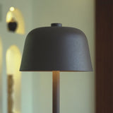 Lampe de table rechargeable Anton Mocha Marron