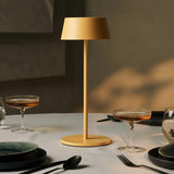 Lampe de table rechargeable Hugo Ambre Jaune