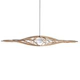 Suspension D190cm TWIST - élastique Noir - kit noir coton métal avec diffuseur