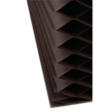 Détail du paravent pliable J-Line, texture du papier marron