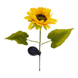 Lot de 2 piquets solaires "Tournesols" h : 78,5cm