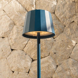 Lampe de table rechargeable bleue Wouter Delftware