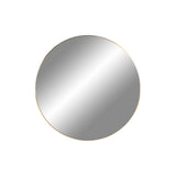 Miroir Jersey Ø40cm avec cadre aspect laiton, vue de face