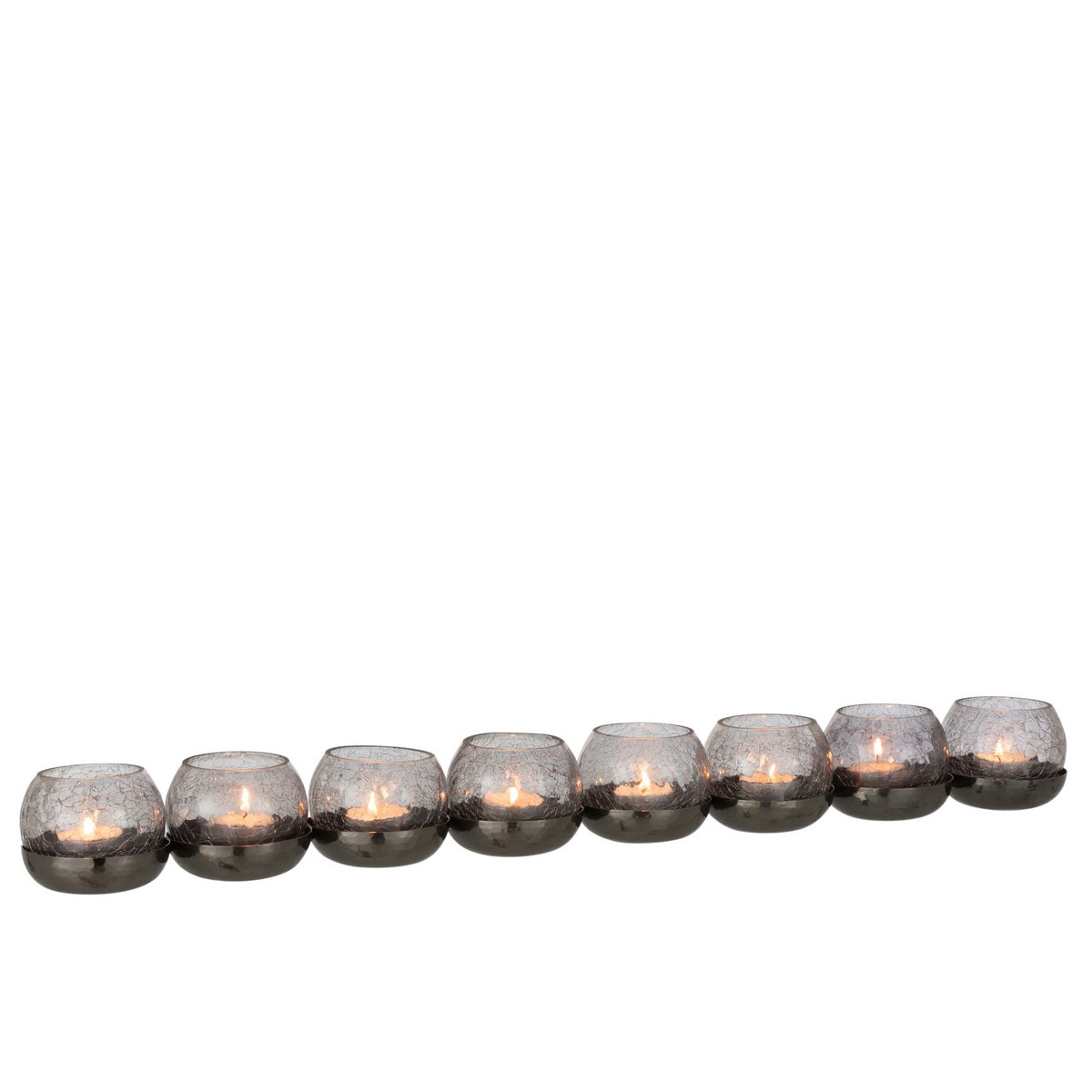 Photophore J-Line avec huit boules en verre, détail du design