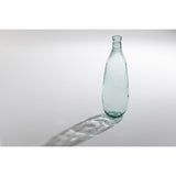 Vase bouteille J-Line en verre transparent, vue de face