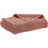 Jeté de lit recyclé Maia Terracotta 260 x 260