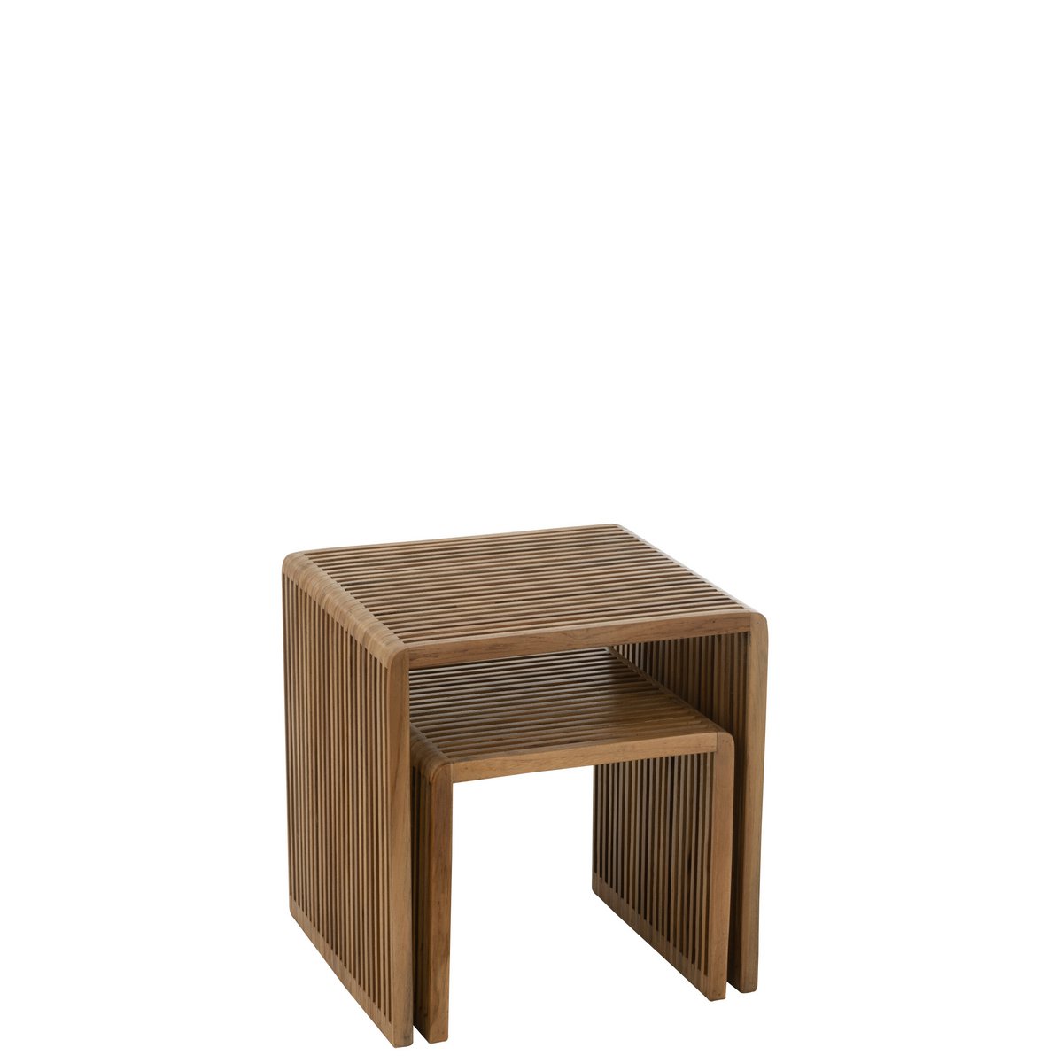 Table d'appoint J-Line Cube dans un cadre décoratif élégant.
