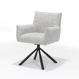 Focus Armchair - Fabric Oasis Bisque - Pet pivotant Black