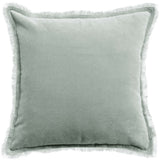 Coussin uni Fara Titane 45 x 45