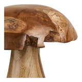 Champignons déco Kodi sur une étagère, ambiance naturelle