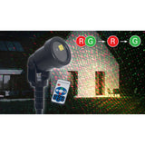 Laser extérieur espion avec projecteur, brochette en plastique, coloré, avec LED intégrée, projecteur pour l'extérieur