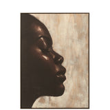 Ambiance intérieure avec la décoration murale Gaya J-Line dans un salon