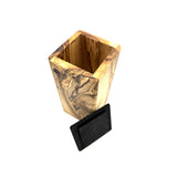 Cubes d'animaux en bois d'olive Cubus - Gymnastique en bois durable pour animaux de compagnie jusqu'à 15 kg avec une option de gravure