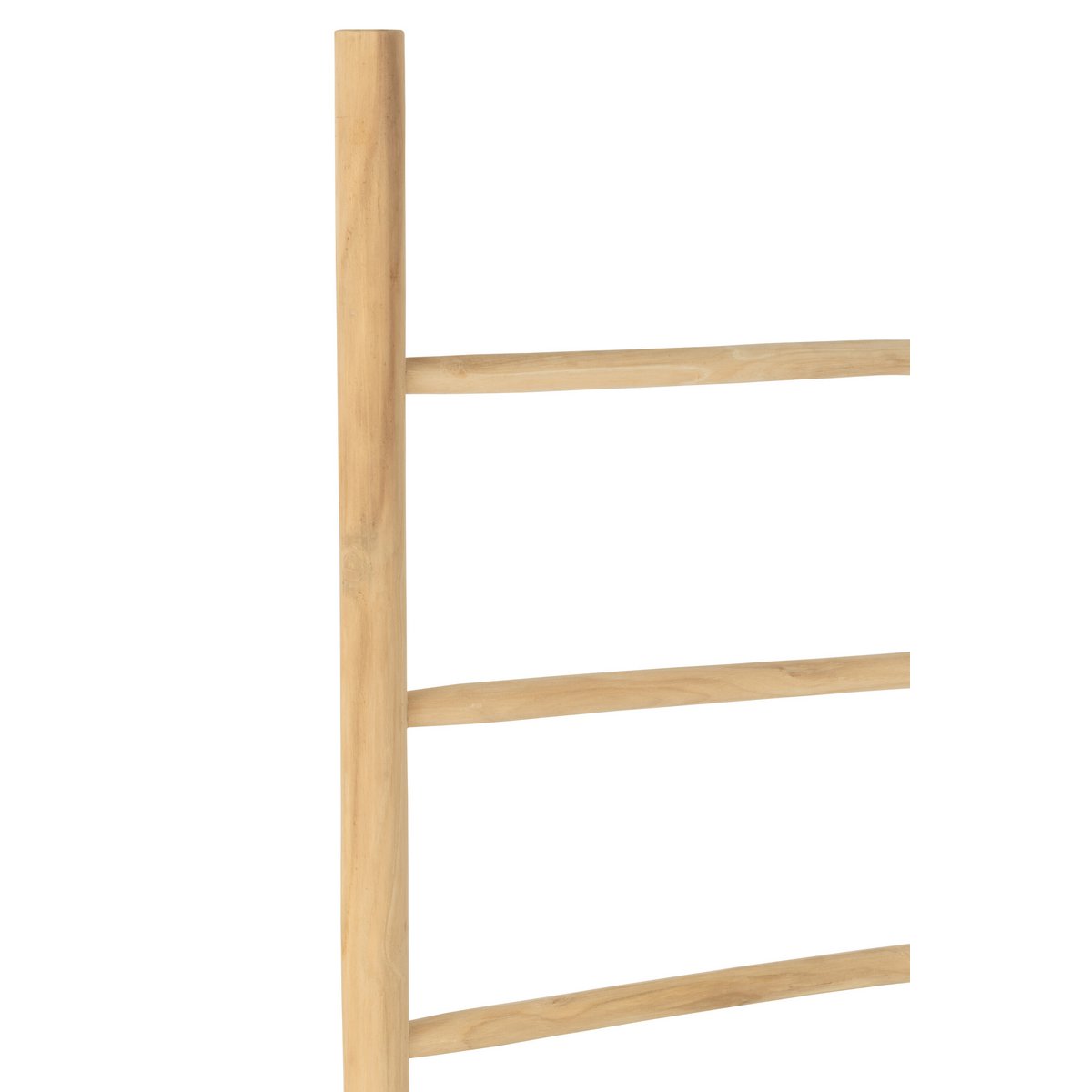 Échelle J-Line en bois naturel, mise en scène dans un salon scandinave